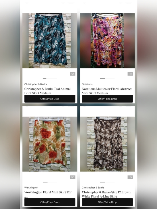 Christopher & Banks Dresses & Skirts - Skirt Bundle Of 4 Medium/Size 12 Closet Clean Out!